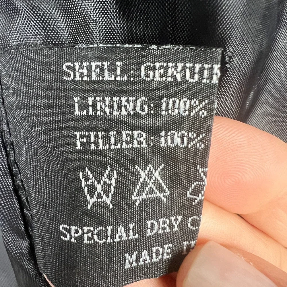 Leather Works USA‎ Leather Vest Mens Biker Western Snap Front Black S Biker